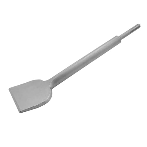 Ciseau à carrelage SDS Plus de 7,6 cm de large, outil robuste for le retrait de carrelage avec angle de courbure de 15° et marteau électrique à percussion.(Chisel 17x280x75mm)
