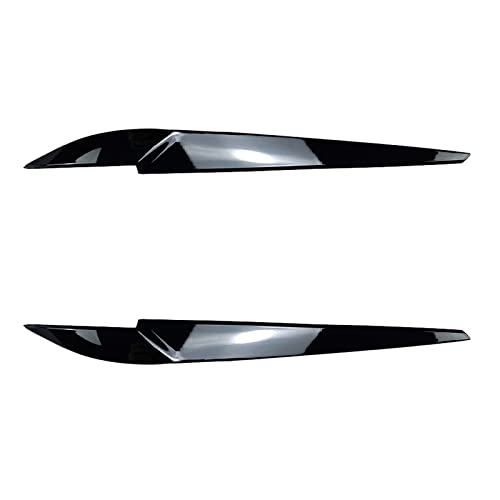 Protection de phares noir brillant haut de gamme pour carrosserie BMW X6 F16 2015