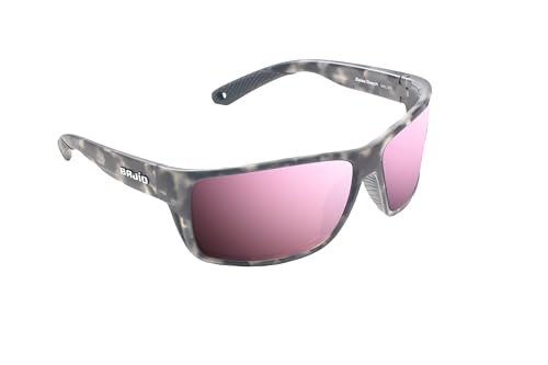 Bajío Bales Beach Gray Rock Matte Rose Mirror Poly Polarized Sunglasses