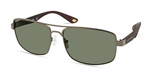 Lunettes de soleil rectangulaires Skechers en métallique sombre