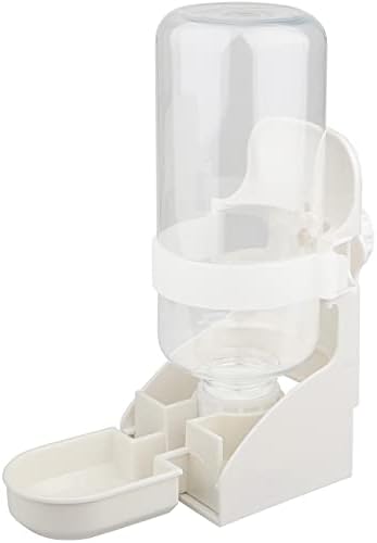 Rabbit Water Bottle, [500ml/17oz] Diyife Guinea Pig Water Bottle Non Drip, Hamsters Automatic Water Dispenser, Free Standing Small Animal Water Bottle for Bunny Chinchilla Hedgehog Squirrel (White)