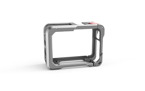Image of TEKTONIC TMC-GPH13 Metal Cage for Hero 9 /10 /11 /12 /13 - CNC Aluminum Protective Frame with Cold Shoe Mount, 1 /4 inch Screw Ports & Quick-Release Design for Vlogging, Filmmaking & Action Sports