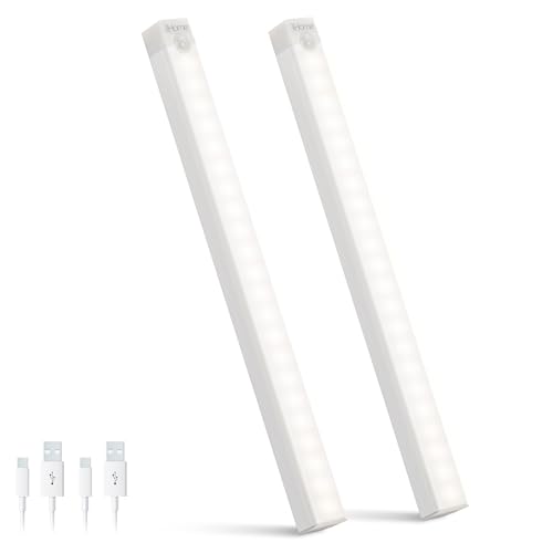 Image of iHome Rechargeable Auto Sensing Light Bars, Motion Sensor, Dimmable, Auto /Always-On Modes, Easy Installation (2-Pack 12 inch LED Light Bar)