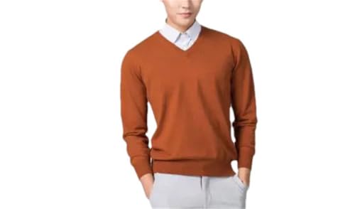 Men Soft Solid Color Long Sleeve Sweater Warm Pullover Jumper Jerseys Mens Casual Knit Sweaters