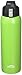 Fliptop Aquatix Double Wall Insulated Ultimate Sport Bottle 32 ounce Lime Green Stainless Steel