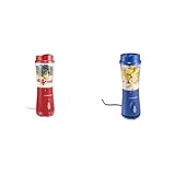 Hamilton Beach. Licuadora Personal Tapa Viaje 51101RV + Batidora Una Porción 51132 Tapa Viaje Azul
