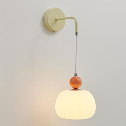 Lampe suspendue nordique en fer blanc et boule PE luminaire LED