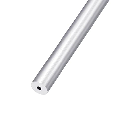 METALLIXITY 6063 Aluminum Tube (12mm OD x 3mm ID x 300mm L), Aluminum Round Tubing - for Home Furnishing, Machinery, DIY Handicraft