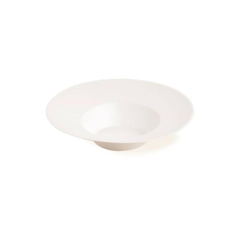 Generico 50 Piatti fondi GOURMET CAPPELLO PRETE compostabili in bagassa da 400 ml