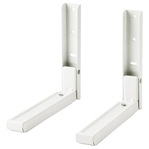 Caprigo Heavy Duty Oven & Microwave Wall Mount Stand | Universal OTG Wall Stand | Oven & Grill Wall Mounting Bracket & Shelf | Microwave Wall Holder for Kitchen (M488) (Ivory - White)