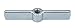 Stanley Proto J4206CA 5/8-Inch 2-Way Crossarm Threaded, 12 Acme