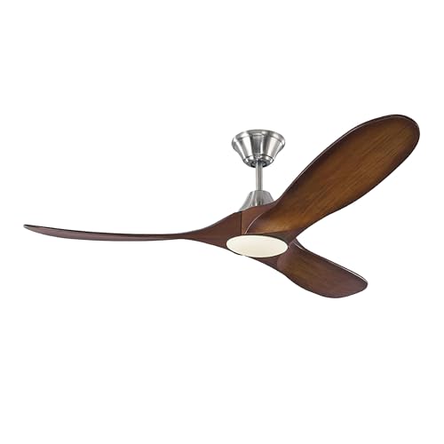 VENTILADOR/LAMPARA MADERA/METAL CROMADO