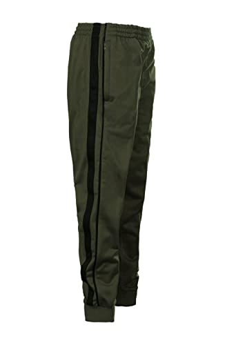 Image of Gioberti Kids and Boys Athletic Track Jogger Pants - with Ribbed Cuff Leg
