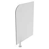 KONGKUNI 31.5'' Urinal Partition, Wall-mounted Urinal Screen Toilet Partition, Men’s Toilet Urinal Divider for Hotel School Kindergartens Shopping Malls Restroom (Gray)