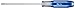 Martin SDP6-1 Phillips Screwdriver, Round Blade, PH 3 Head, 6" Blade Length,Blue