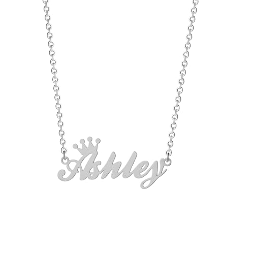Colliers cadeau pour femmes et hommes : pendentif nom personnalisé pour anniversaire et fêtes