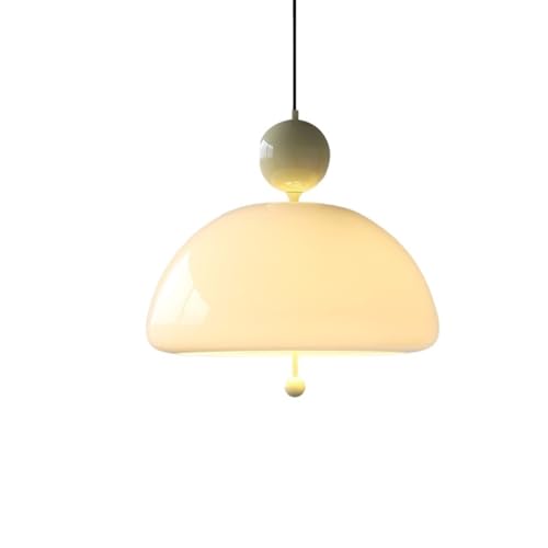 Lampe LED suspendue pour éviter l'éblouissement, luminaire en verre pour chevet