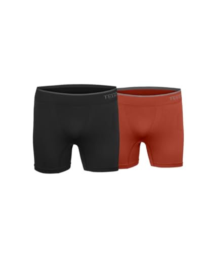 Image of TEGO Core Men's Performance Boxer Brief | Seamless Anti-Chafe Underwear | Soft Compression | 6 inch Inseam | Lightweight & Odour-Control | Designed for Running and Lifting