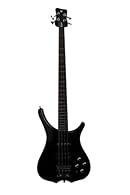 4-string electric bass 34" Long Scale Red body with solid alder top Bolt-on construction 3-stripe laminated maple neck MEC J/MM-Style Pickup "Nirvana" black transparent high polish finish Weight: approx. 3.8 kg Includes RockBag Student Line Plus gig ...