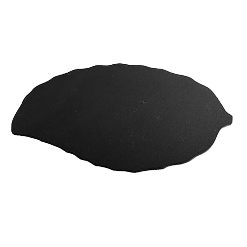 Plato para Cena en Forma de Hoja Negro Luxshiny miniatura 1