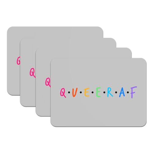 Sets de table caoutchouc gris grand format gay lesbien trans - 2
