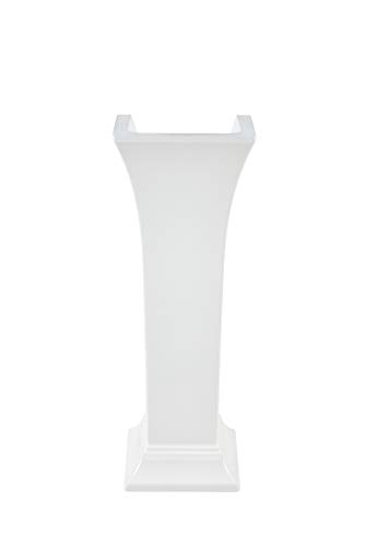 American Standard 56001.02 Town Square S Pedestal Sink Leg Only in White, Universal #1