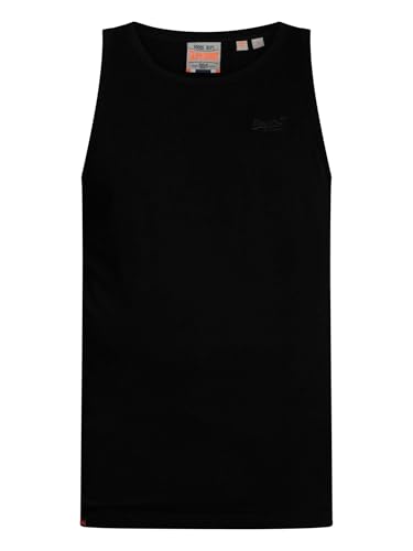 Superdry Essential Logo Gilet Homme Noir, noir, Taille S