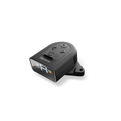 Image of D'Addario Accessories Guitar Tuner - Micro Headstock Tuner - Tuner for Acoustic Guitar, Electric Guitar, Bass Guitar, Mandolin, Banjo, Ukelele - Compact & Discrete - Clip Free - 1 Pack