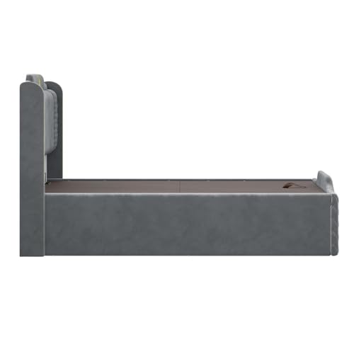 Image of Wakefit Velura King Size Hydraulic Storage Upholstered Bed