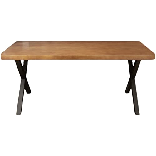 EFVWOE Home Office desks Solid Wood Computer Desk Table Simple Household Bedroom Study Desk Log Office Table