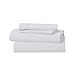 Clara Clark Bed Sheets, Premier 1800 Series 4 Piece Bed Sheet Set, Deep Pocket, Wrinkle, Fade, Stain Resistant, Luxury Soft Bedding Sheets & Pillowcases, Split King, White