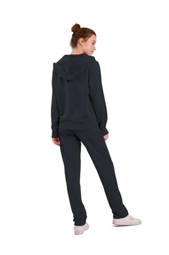 Image of LeeHanTon Womens Jogging Suits Sets Running Outfit Zipper Warm Up 2 Pieces Hoodie and Pant Tracksuit