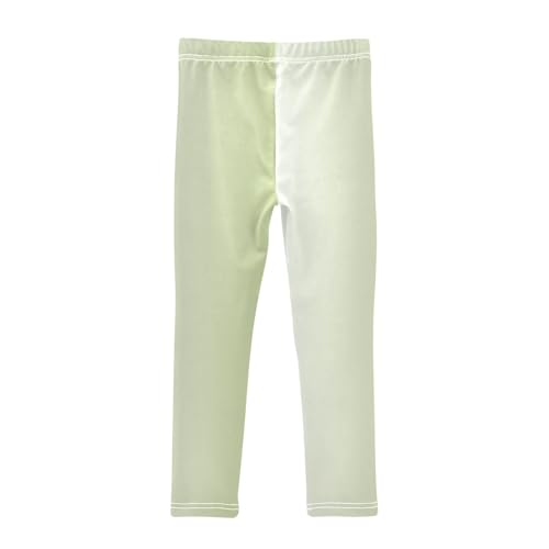 DOMIKING Cyan Blue Gradient Girl's Leggings Pants Kids' Yoga Pants Stretchy Dancing Bottoms 4 Years2