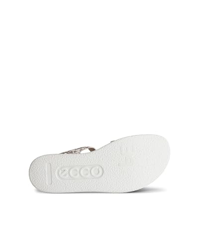 Image of ECCO Flowt 2 Band, BRIGHT WHITE /PYTHON, 4-4.5