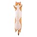 Lulihhhh 50CM-130CM Adorabile Animale Domestico Lungo Cuscino Gatto Simpatico Gatto Peluche Bambola Gattino Ragazzi e Ragazze Bambini -Marrone,70cm