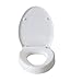 CYRRET 3 Inch Elevated Toilet Seat Riser, Raised Toilet Seat Enlongated Bowl (18.5