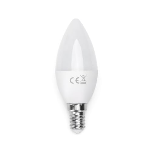 VoltShine LED A5 C37 E14 10W 4000K: Illumina i tuoi spazi con efficienza energetica, offrendo luce bianca neutra ideale per qualsiasi ambiente. Durevole e versatile, perfetto per la tua casa.