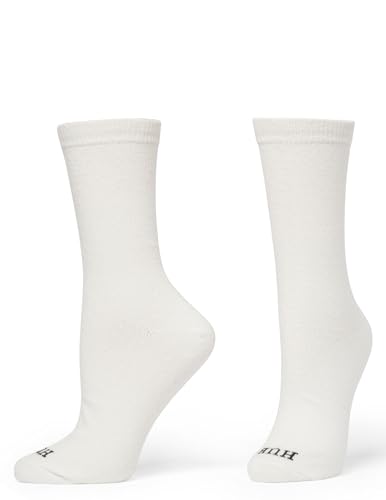 Image of HUE womens Crew Length Boot Socks, 2 Pair Pack