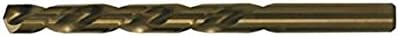 Viking Drill and Tool 92480 Type 240-AL 135 Degree Split Point Left Hand Magnum Super Premium Jobber Drill Bit (3 Pack), 3/86"