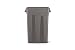 Suncast Commercial TCNH2030 Narrow Trash Can With Handles, 30.00" Height x 11.08" Width, 23 gal Capacity, Gray