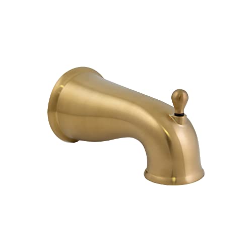 Design House 595728 Oakmont Classic Bath and Shower Trim with Single-Function Shower Head, 2-Handle Faucet and Valve for Bathroom, Brushed Gold by Design House - Image 8