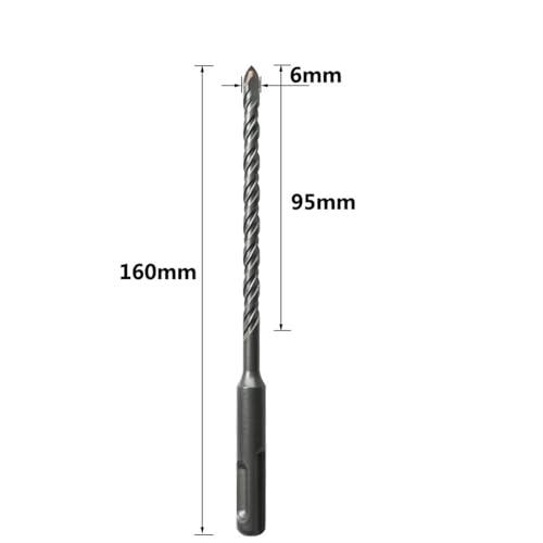 Foret à béton 10mm en carbure solide SDS Plus longue durée - 4