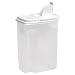 Buddeez 136 3.5qt Bag-In All-Purpose Dispenser with Handle, 9.25" x 6.25" x 4.25", Clear