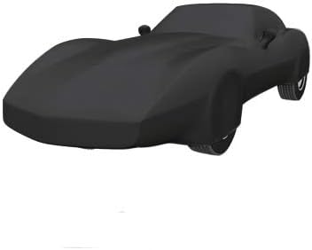 CoverMaster Indoor Car Cover for 1968-1982 Chevrolet Corvette - Premium Black Satin