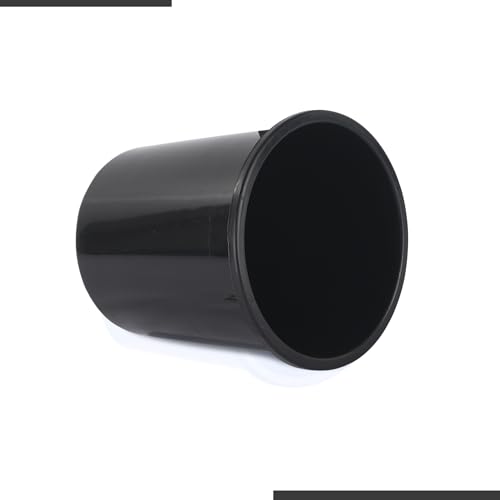 Image of Heart Home Pack of 2 Open-Top 5 Liters Dustbin for Bedroom, Bathroom & Kitchen | Durable & Portable Garbage Bin for Daily Household Use | Dustbin for Office /Small Spaces | Black