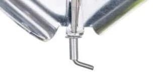 10 Pack of Premium Buzz Bait Blades for DIY Lure Making Aluminum Delta Blades for Buzz Baits Buzz & Delta Blades Made in USA (Right Hand Turn) (Buzz Bait Rivet 100 PK)