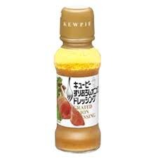 Kewpie Dressing 8 Fl. Oz. Pack of 3 (Onion Dressing with Garlic)