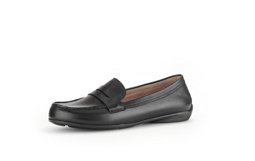 Gabor Damen Slipper, Frauen Slip On,Best Fitting,Loafer,College Schuhe,Businessschuhe,Slip-ons,Mokassins,Halbschuhe,Slides,schwarz,39 EU / 6 UK