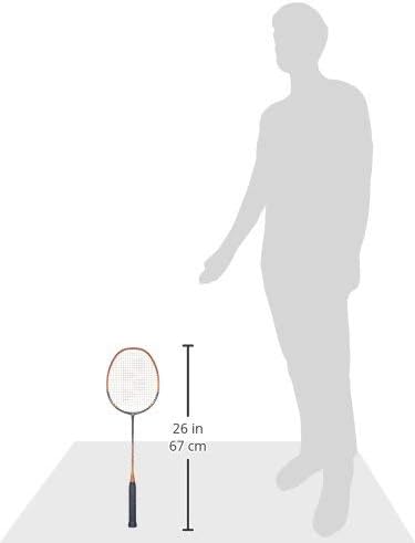 Miniatura 4 de YONEX Voltric - Raqueta de bádminton con cubierta completa, raqueta de grafito de alta tensión preencordada (mayor), Voltric Lite (rojo)