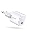 Produktbild AUKEY Omnia iPhone Ladegerät, 20W USB C Ladegerät für iPhone 12 Pro Max, Schnellladegerät Power Delivery 3.0, USB C Netzteil PD Ladegerät für Magsafe, iPad 2020, Airpods Pro (Weiß)